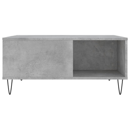 vidaXL Coffee Table Concrete Grey 80x80x36.5 cm Engineered Wood