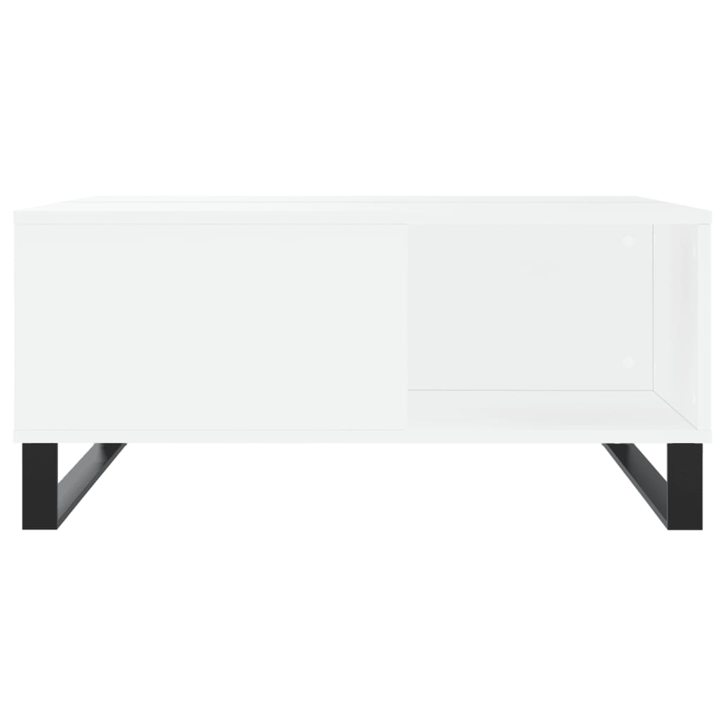 vidaXL Coffee Table White 80x80x36,5 cm Engineered Wood