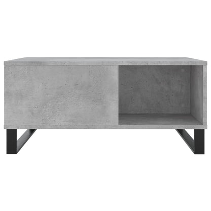 vidaXL Coffee Table Concrete Grey 80x80x36,5 cm Engineered Wood