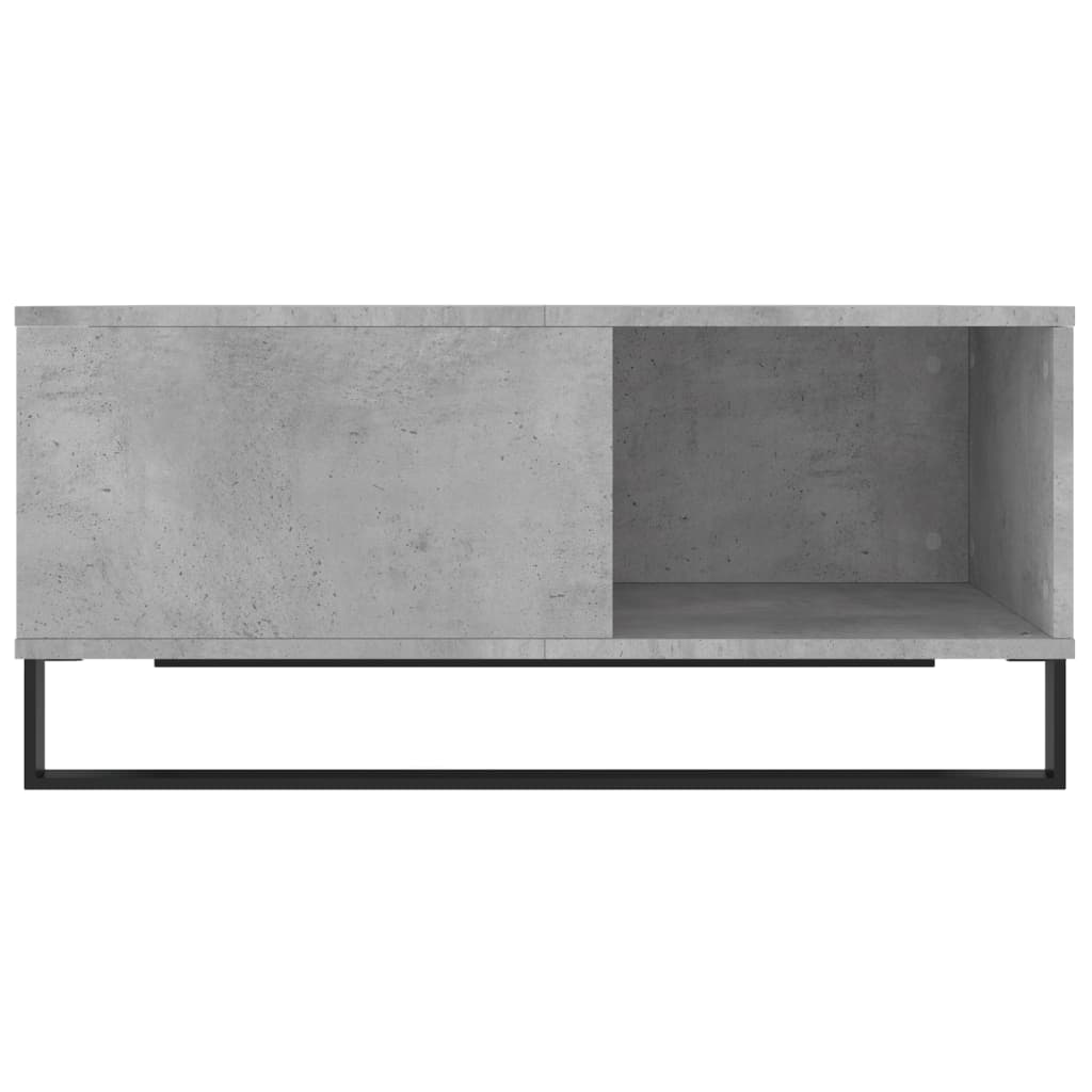 vidaXL Coffee Table Concrete Grey 80x80x36,5 cm Engineered Wood