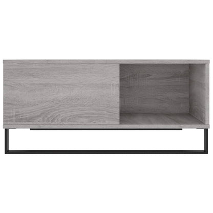 vidaXL Coffee Table Grey Sonoma 80x80x36,5 cm Engineered Wood