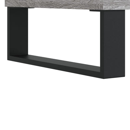 vidaXL Coffee Table Grey Sonoma 80x80x36.5 cm Engineered Wood