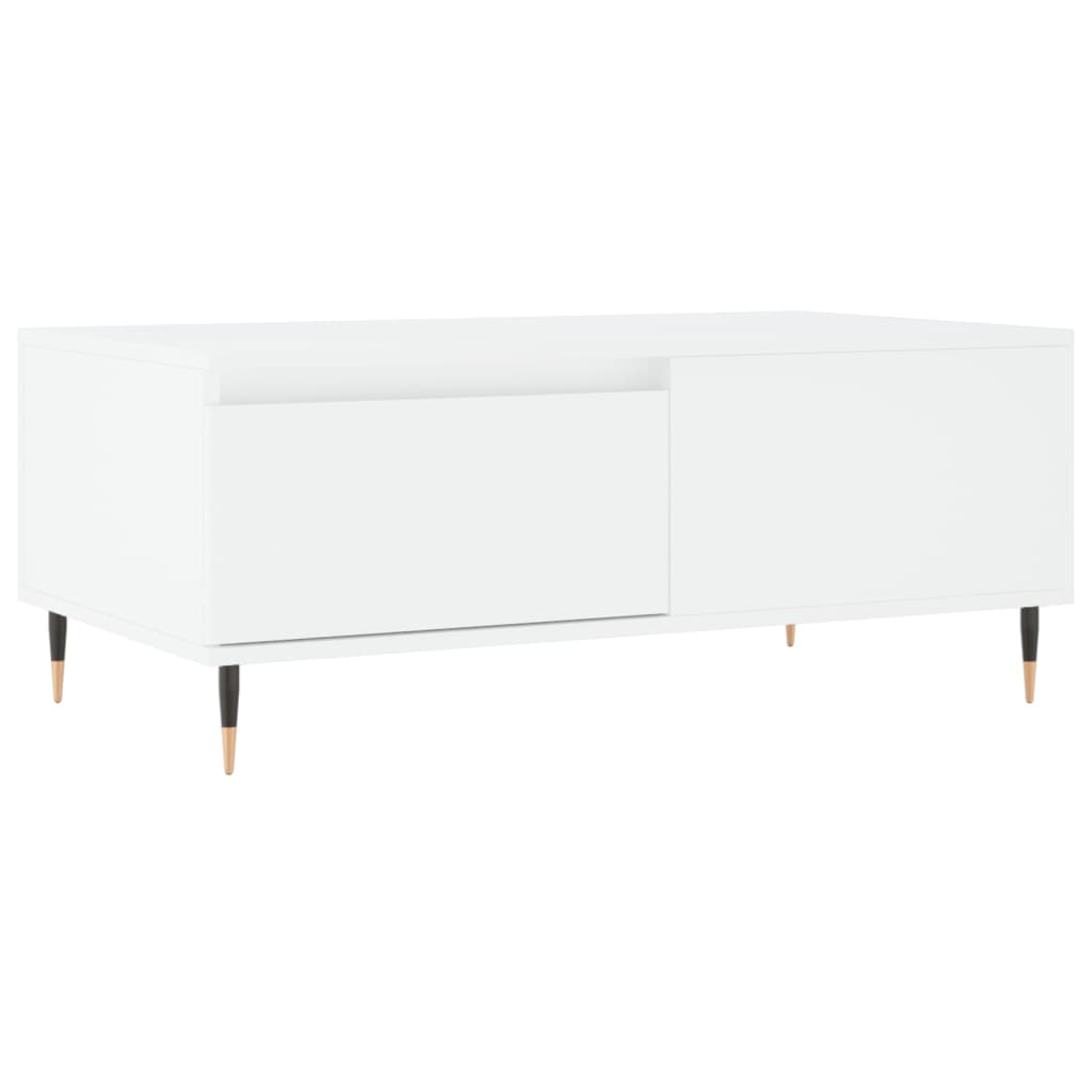 vidaXL Coffee Table White 90x50x36.5 cm Engineered Wood