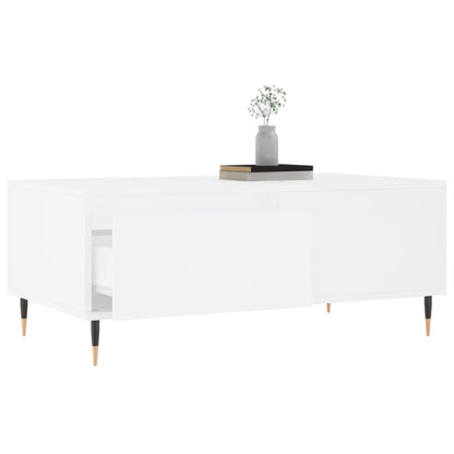 vidaXL Coffee Table White 90x50x36.5 cm Engineered Wood