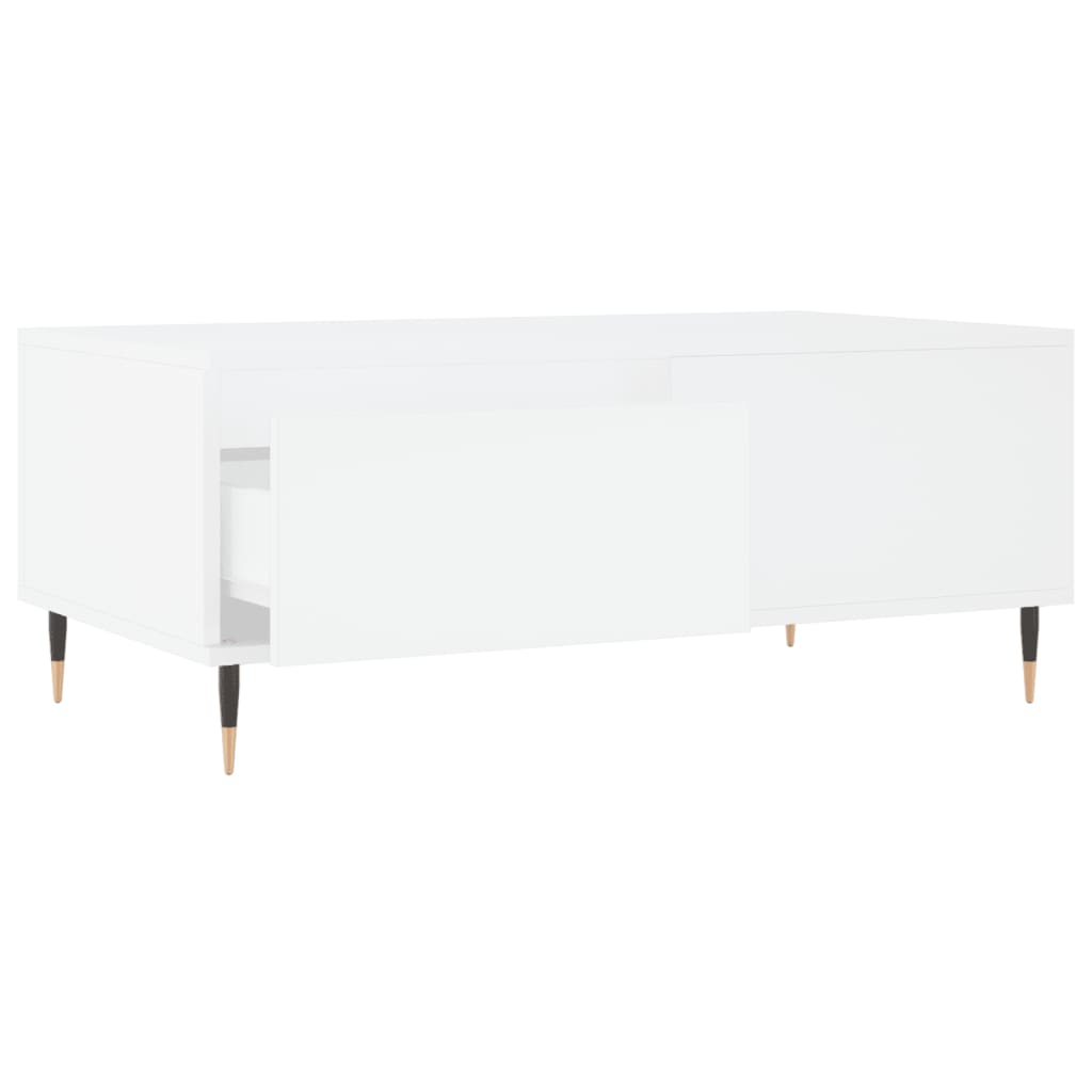 vidaXL Coffee Table White 90x50x36.5 cm Engineered Wood
