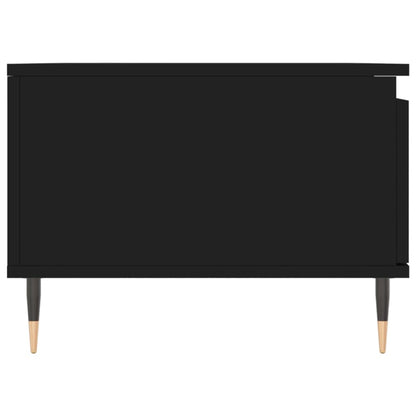 vidaXL Coffee Table Black 90x50x36,5 cm Engineered Wood