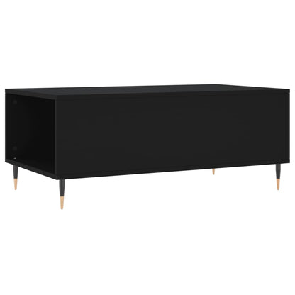 vidaXL Coffee Table Black 90x50x36,5 cm Engineered Wood