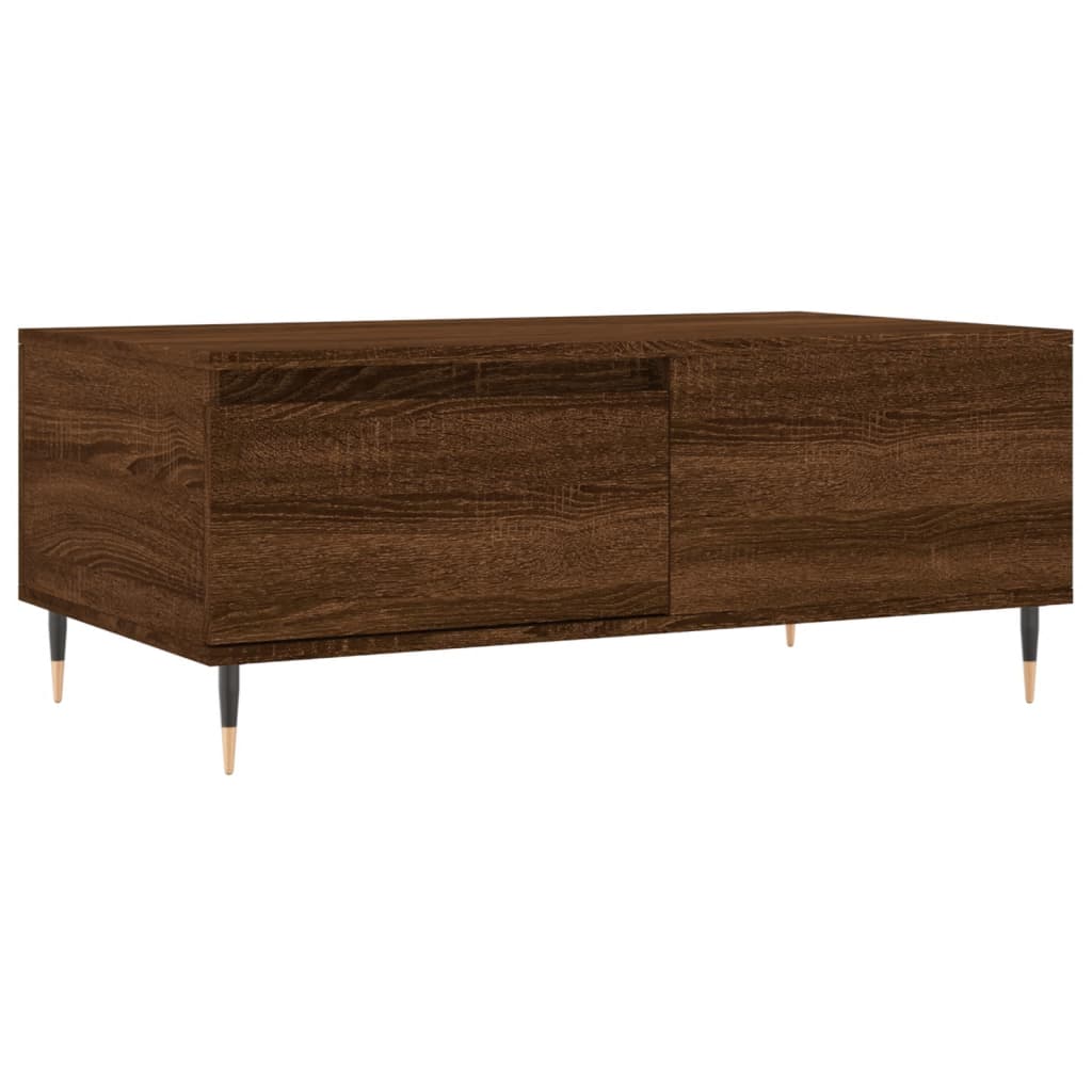 vidaXL Coffee Table Brown Oak 90x50x36.5 cm Engineered Wood