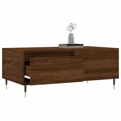 vidaXL Coffee Table Brown Oak 90x50x36.5 cm Engineered Wood