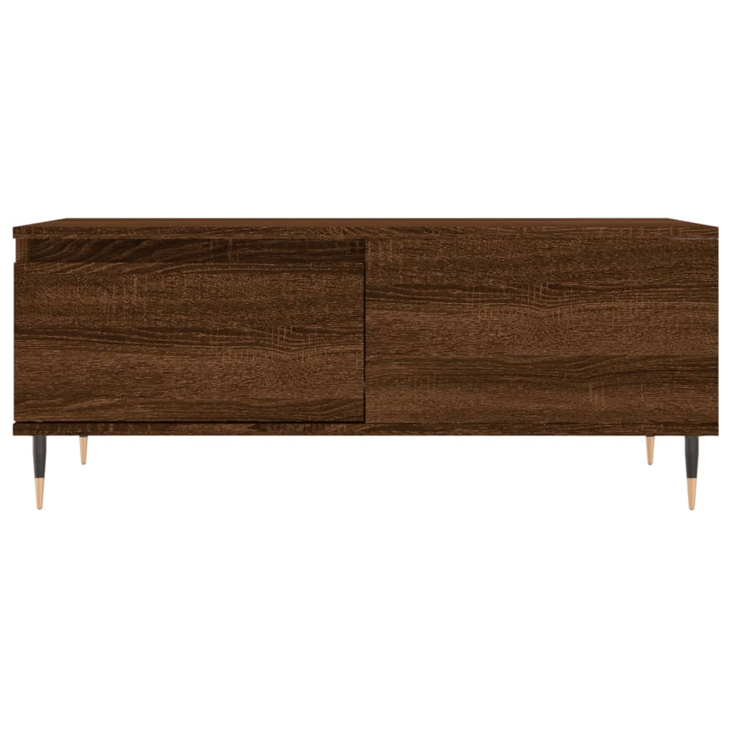 vidaXL Coffee Table Brown Oak 90x50x36.5 cm Engineered Wood