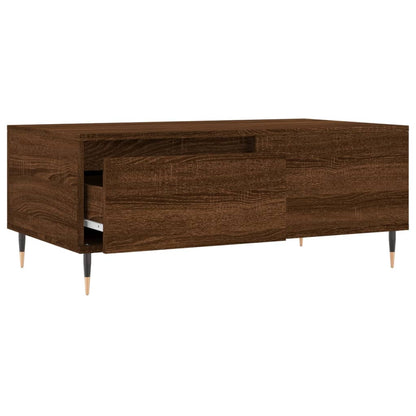 vidaXL Coffee Table Brown Oak 90x50x36.5 cm Engineered Wood
