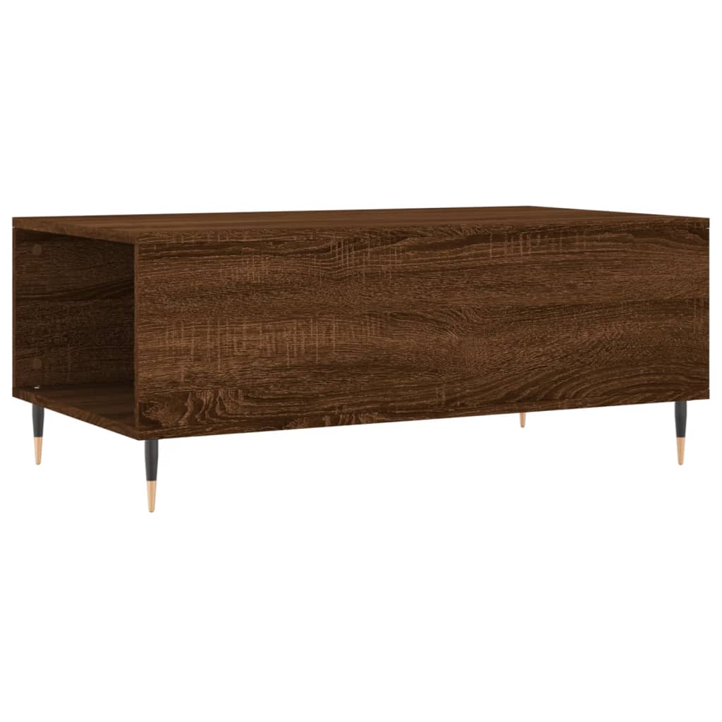 vidaXL Coffee Table Brown Oak 90x50x36.5 cm Engineered Wood