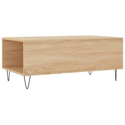 vidaXL Coffee Table Sonoma Oak 90x50x36.5 cm Engineered Wood