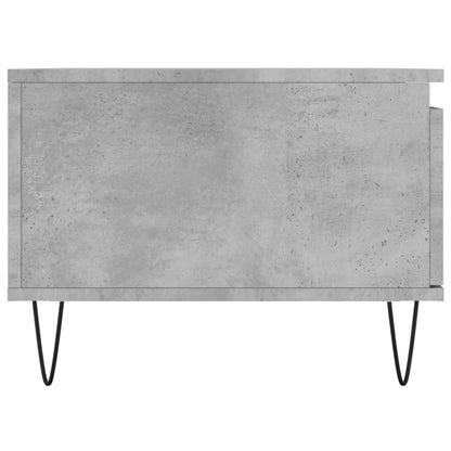 vidaXL Coffee Table Concrete Grey 90x50x36.5 cm Engineered Wood