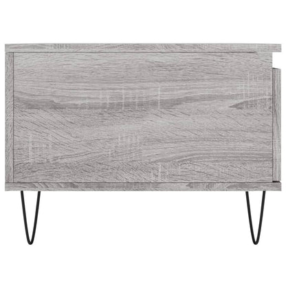 vidaXL Coffee Table Grey Sonoma 90x50x36,5 cm Engineered Wood