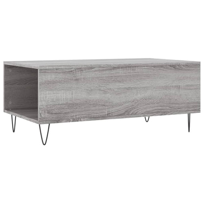 vidaXL Coffee Table Grey Sonoma 90x50x36,5 cm Engineered Wood