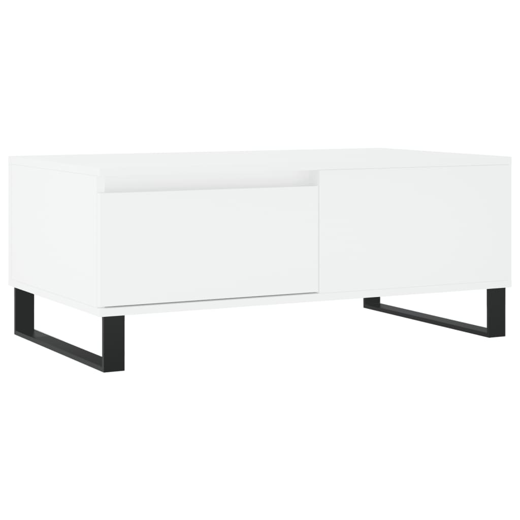 vidaXL Coffee Table White 90x50x36,5 cm Engineered Wood