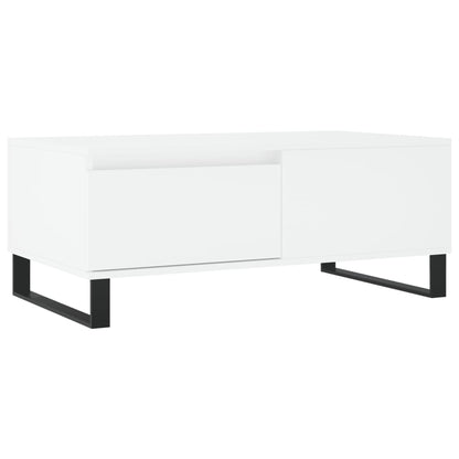 vidaXL Coffee Table White 90x50x36,5 cm Engineered Wood