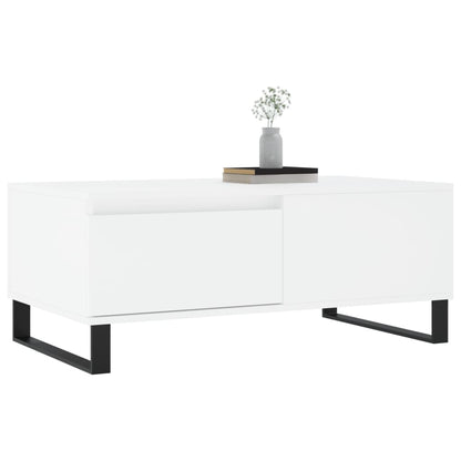 vidaXL Coffee Table White 90x50x36,5 cm Engineered Wood