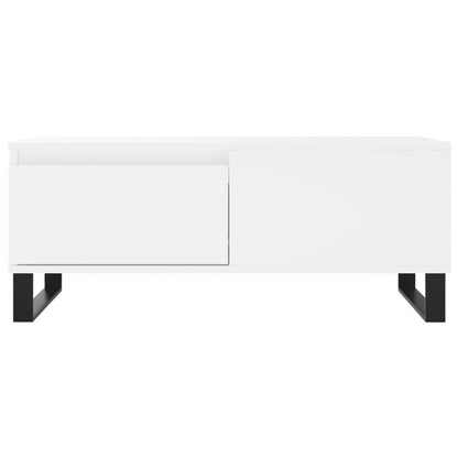 vidaXL Coffee Table White 90x50x36,5 cm Engineered Wood