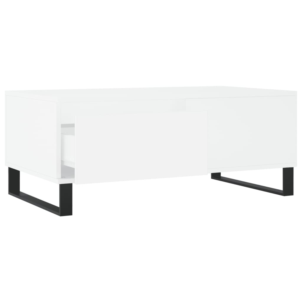 vidaXL Coffee Table White 90x50x36,5 cm Engineered Wood