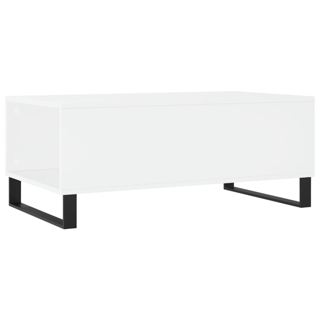 vidaXL Coffee Table White 90x50x36,5 cm Engineered Wood