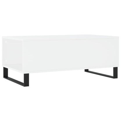 vidaXL Coffee Table White 90x50x36,5 cm Engineered Wood