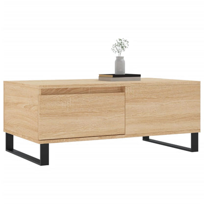 vidaXL Coffee Table Sonoma Oak 90x50x36,5 cm Engineered Wood
