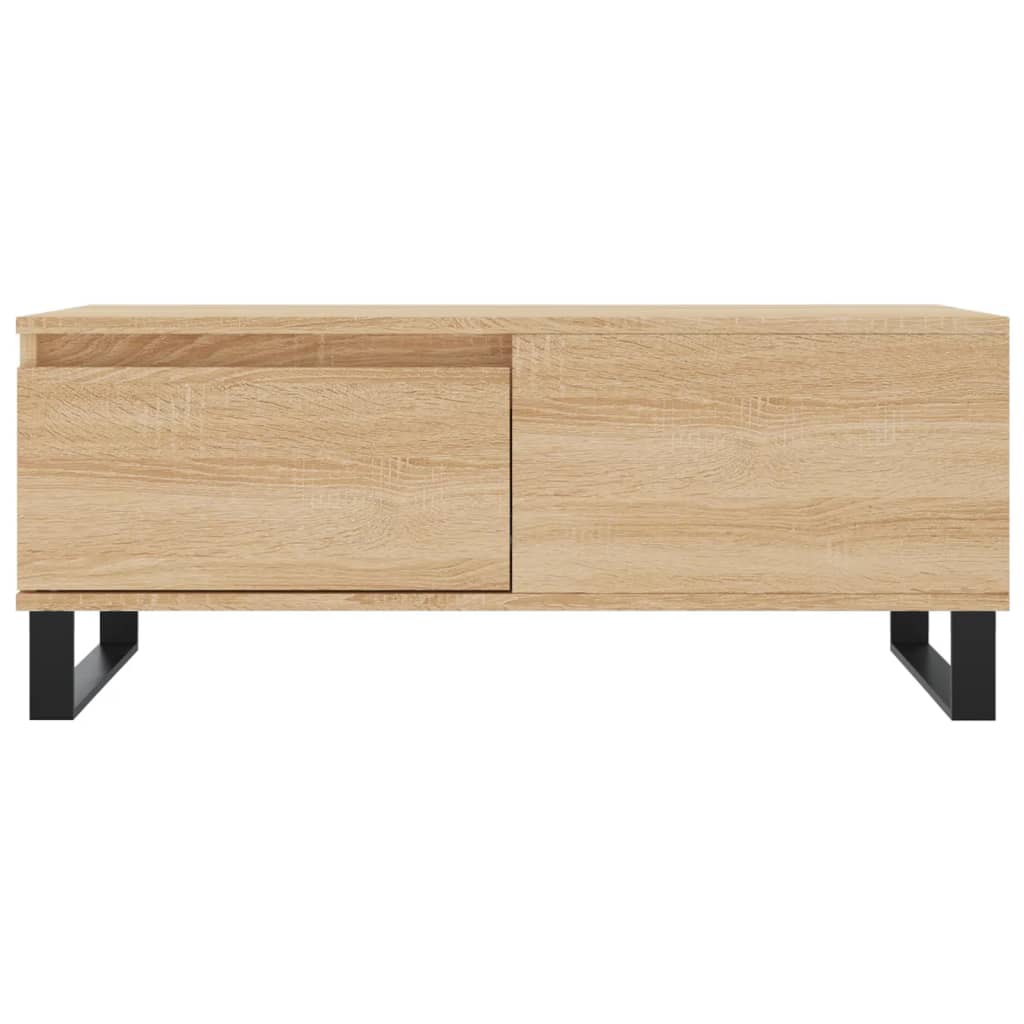 vidaXL Coffee Table Sonoma Oak 90x50x36,5 cm Engineered Wood
