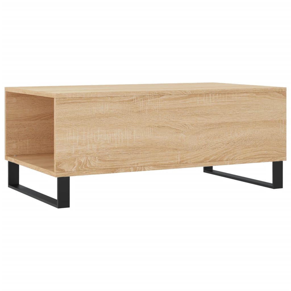 vidaXL Coffee Table Sonoma Oak 90x50x36,5 cm Engineered Wood