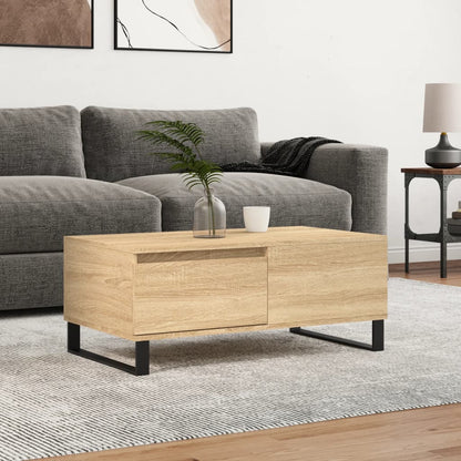 vidaXL Coffee Table Sonoma Oak 90x50x36,5 cm Engineered Wood