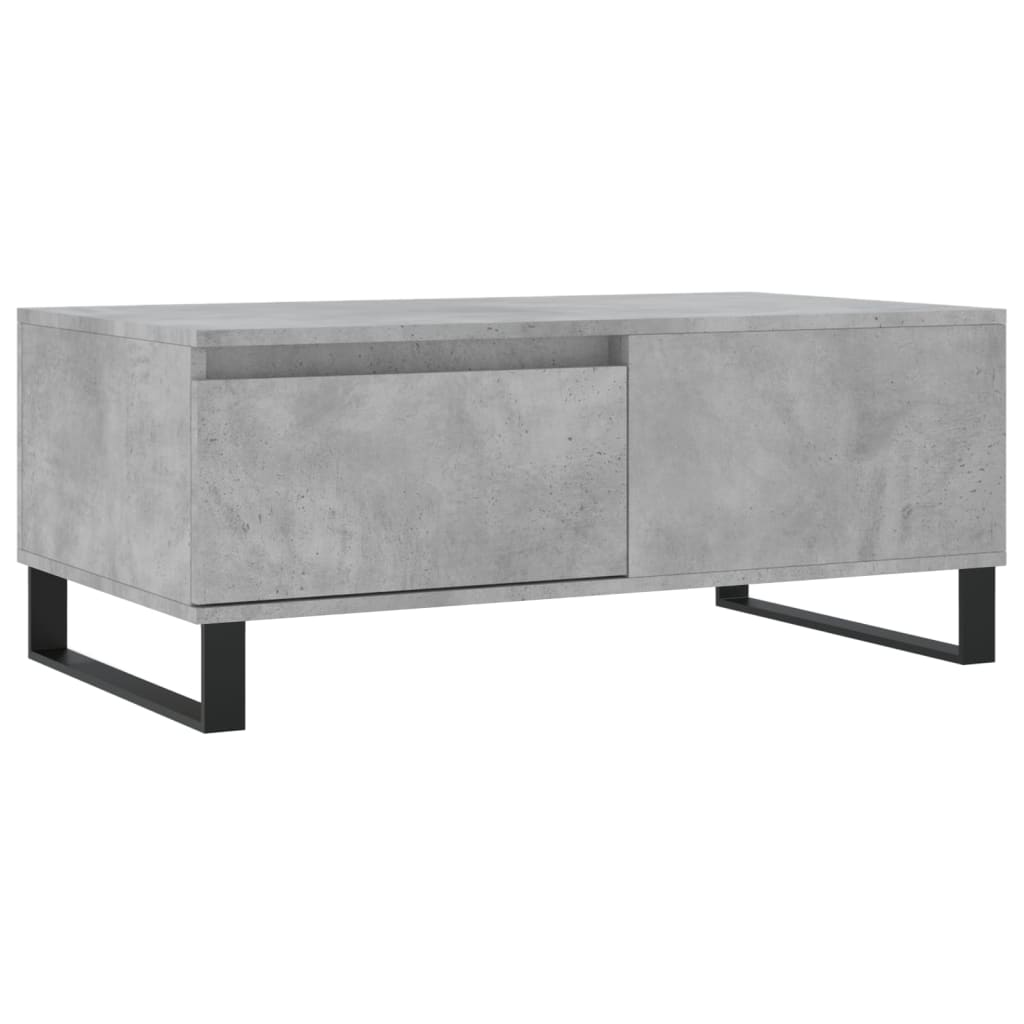 vidaXL Coffee Table Concrete Grey 90x50x36.5 cm Engineered Wood