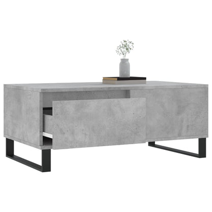 vidaXL Coffee Table Concrete Grey 90x50x36.5 cm Engineered Wood