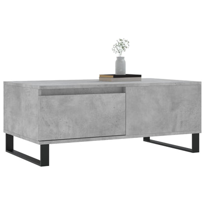 vidaXL Coffee Table Concrete Grey 90x50x36.5 cm Engineered Wood