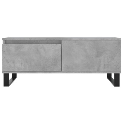 vidaXL Coffee Table Concrete Grey 90x50x36.5 cm Engineered Wood