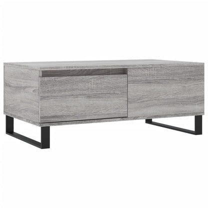 vidaXL Coffee Table Grey Sonoma 90x50x36.5 cm Engineered Wood