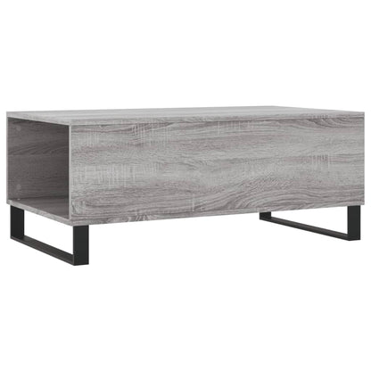vidaXL Coffee Table Grey Sonoma 90x50x36.5 cm Engineered Wood
