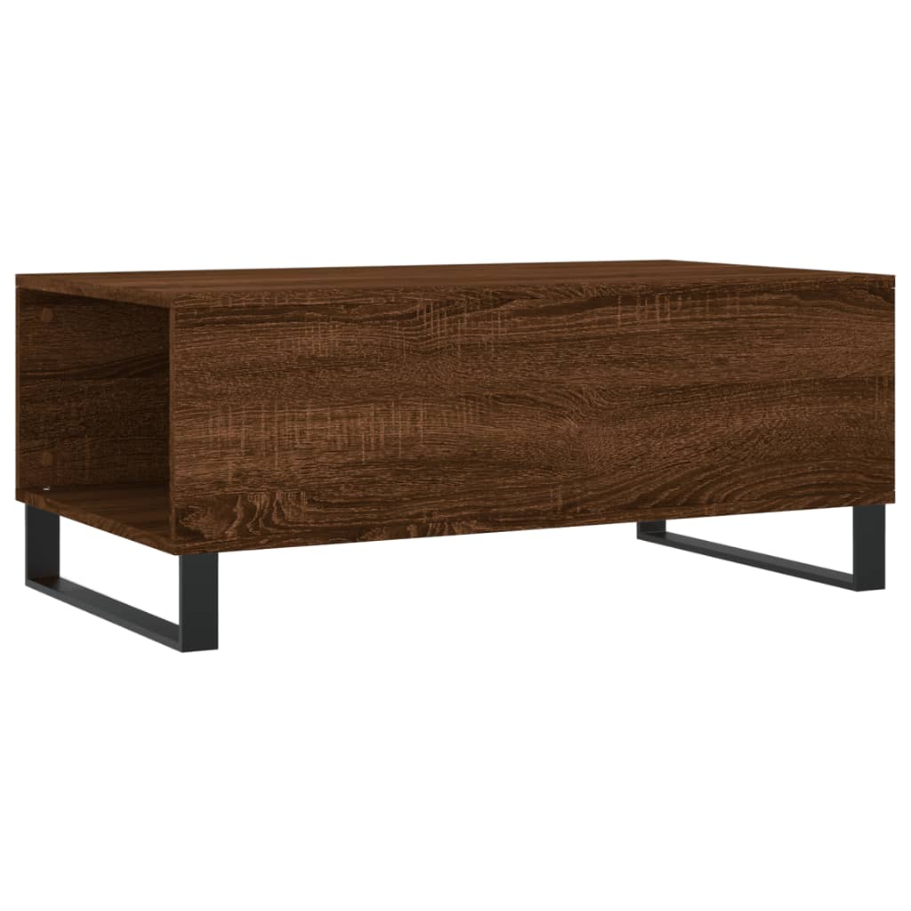 vidaXL Coffee Table Brown Oak 90x50x36.5 cm Engineered Wood