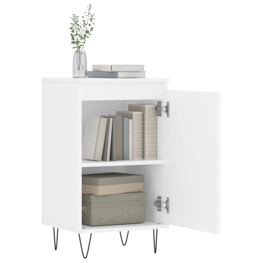 vidaXL Sideboards 2 pcs White 40x35x70 cm Engineered Wood