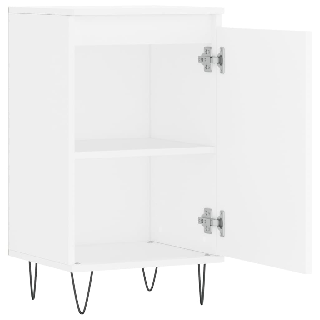 vidaXL Sideboards 2 pcs White 40x35x70 cm Engineered Wood