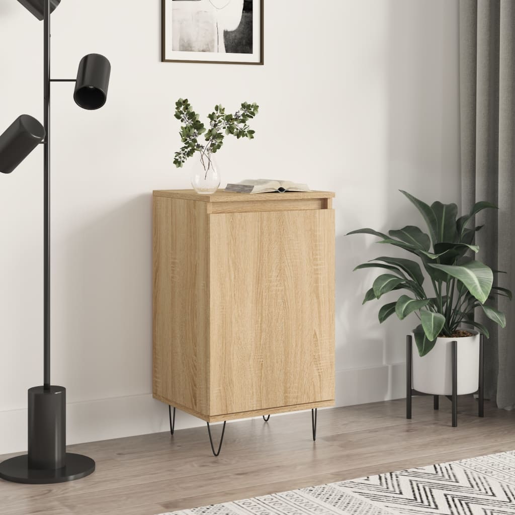 vidaXL Sideboard Sonoma Oak 40x35x70 cm Engineered Wood