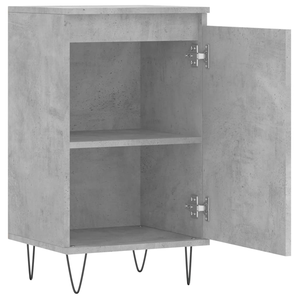 vidaXL Sideboard Concrete Grey 40x35x70 cm Engineered Wood