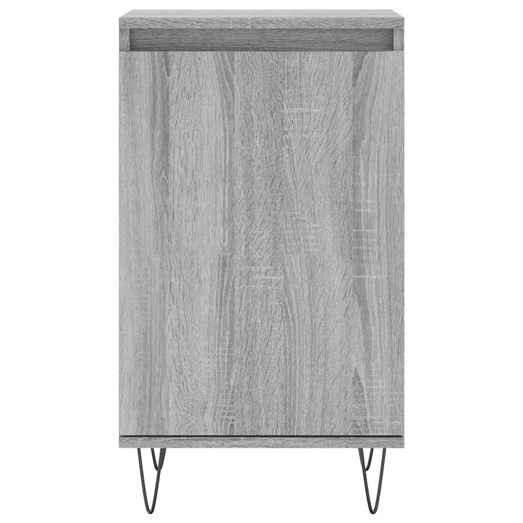 vidaXL Sideboards 2 pcs Grey Sonoma 40x35x70 cm Engineered Wood