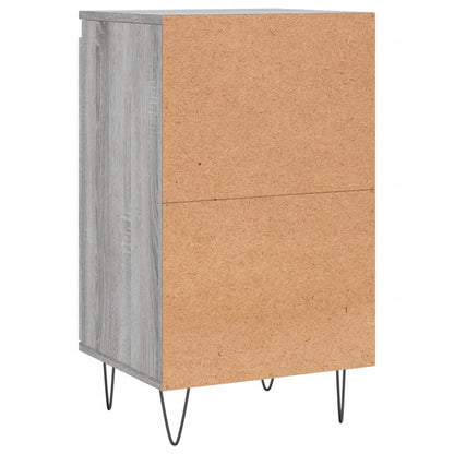 vidaXL Sideboards 2 pcs Grey Sonoma 40x35x70 cm Engineered Wood