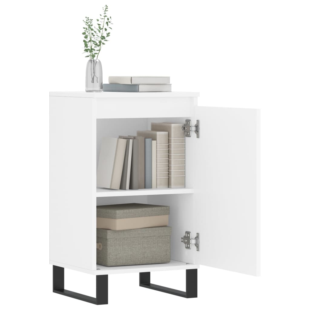 vidaXL Sideboards 2 pcs White 40x35x70 cm Engineered Wood