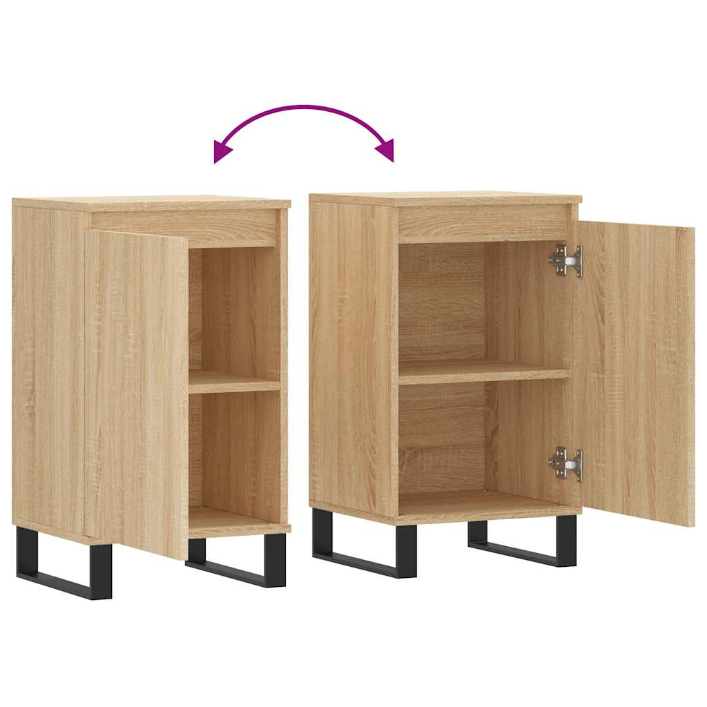 vidaXL Sideboard Sonoma Oak 40x35x70 cm Engineered Wood