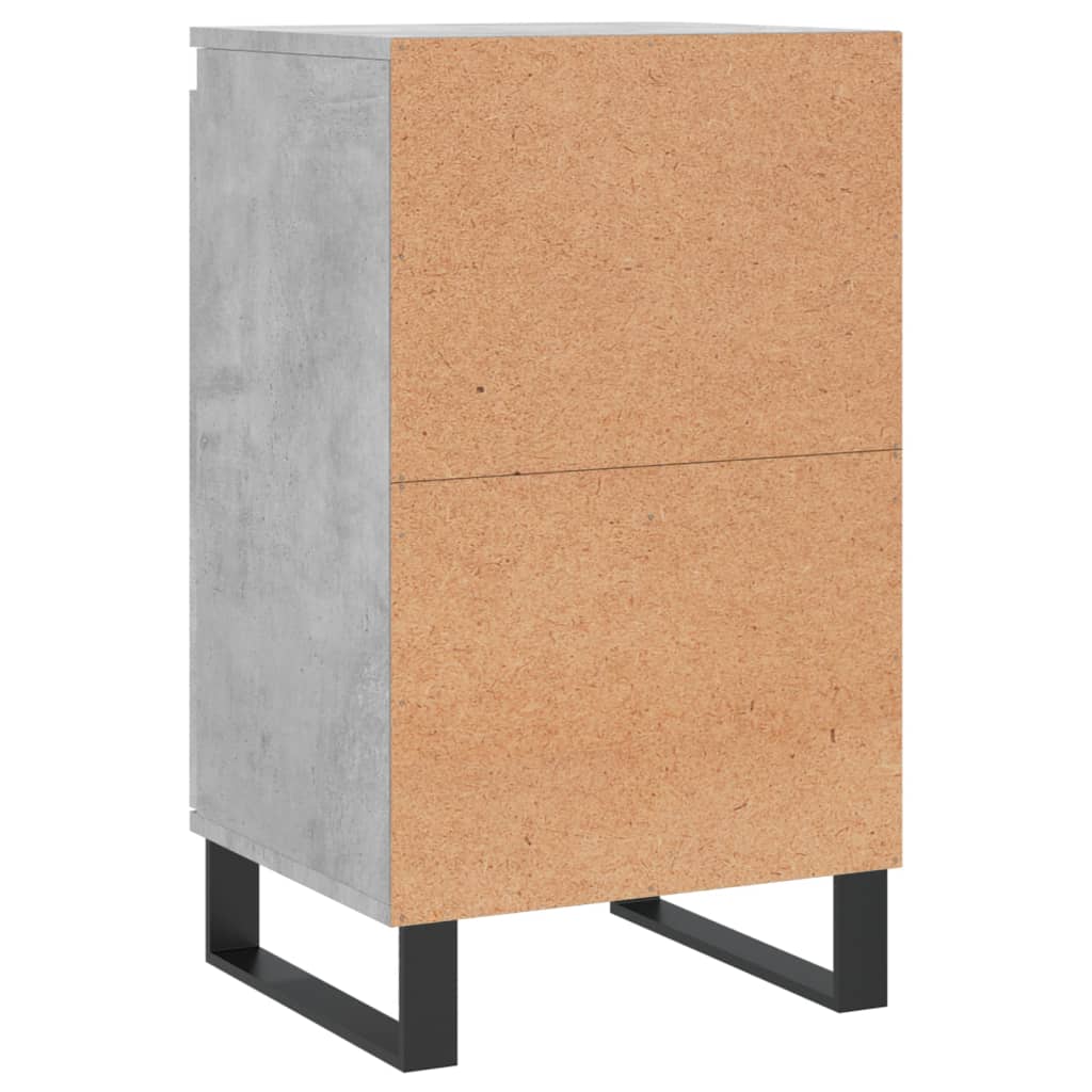 vidaXL Sideboards 2 pcs Concrete Grey 40x35x70 cm Engineered Wood