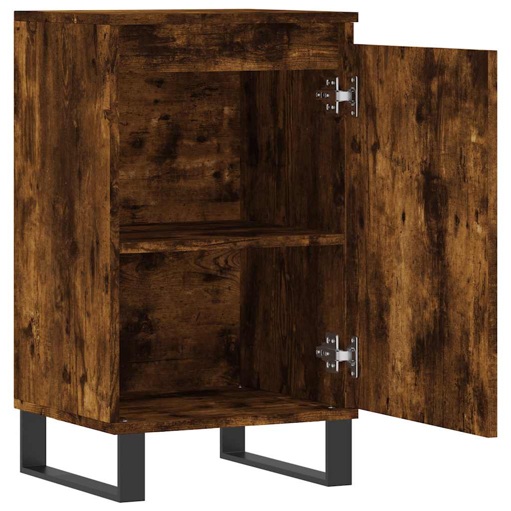 vidaXL Sideboard Smoked Oak 40x35x70 cm Engineered Wood