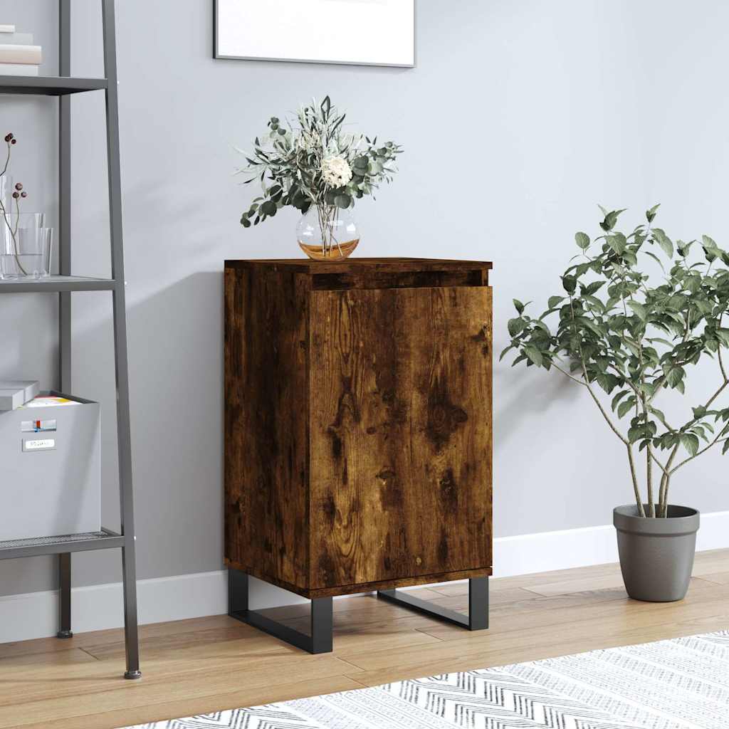vidaXL Sideboard Smoked Oak 40x35x70 cm Engineered Wood