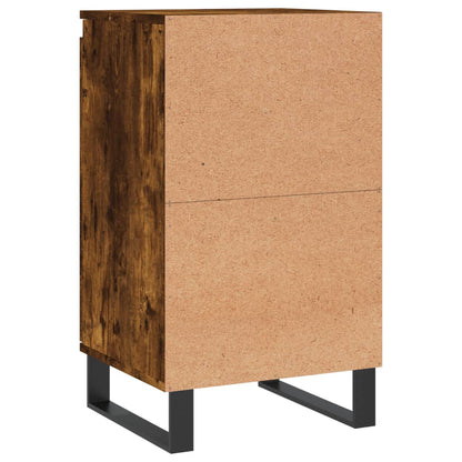 vidaXL Sideboards 2 pcs Smoked Oak 40x35x70 cm Engineered Wood